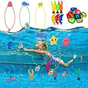 Swim Ring, Floater, Underwater Pool Game, Fun, Improve Swimming Skills, Ocean Animal Treasure Hunt, Birthday Gift, Summer Beach Play