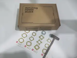 brick building tools,plastic mini hammer and colored paper