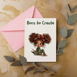 Whimsical Back to School Kids Greeting Cards — Box Set of 8