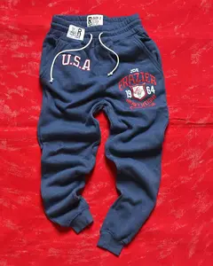 Joe Frazier Boxing USA Navy Sweatpants