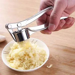 Durable Garlic Press For Kitchen Ginger Peeler Garlic Crusher Stainless Steel Manual Crusher Tool Ideal for Kitchen Use