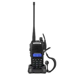US-Spec UV-82 5W 2000mAh Analog Two-Way Radio — Includes Separate Charger and Earpiece — Long-Range, Multi-Functional Walkie-Talkie