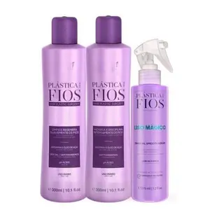 Cadiveu Dos Fios Home Care Kit includes Shampoo, Conditioner and Liso Magico
