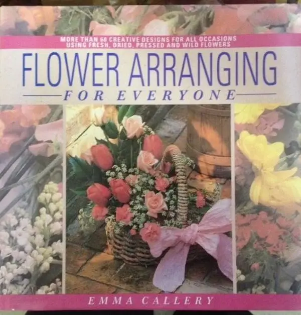 Used English Hardcover Book - Flower Arranging Guide by Rh Value Publishing, 60+ Creative Designs for All Occasions, Uses Fresh, Dried, Pressed & Wild Flowers, 2.9 lb, Very Good Condition