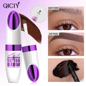 New Solid Color Brow Glue Tiktok Viral!, Waterproof & Sweatproof Long-Lasting, / Tattoo Eyebrow Tint, Fast Film-Forming, Eyebrow Dye