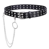 B-black Belt With Chain