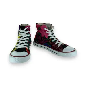 Mexican Artisanal Chalupa Hi-Top Sneaker