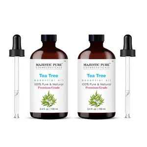 Tea Tree Essential Oil | 100% Pure and Natural | 3.4 Fl Oz | Pack of 2