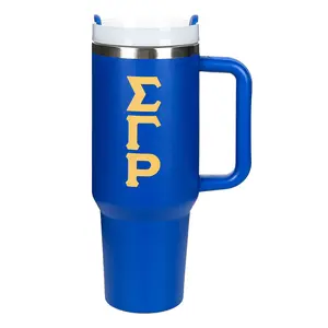 BB Greek Sigma Gamma Rho - 40 oz Insulated Stainless Steel Tumbler - Official Vendor