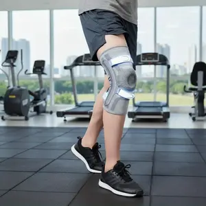 Knee Brace Support Adjustable Compression Gel Pad Side Stabilizers Running Sports Training Workout Exercise Joint , Indoor or Outdoor Wear