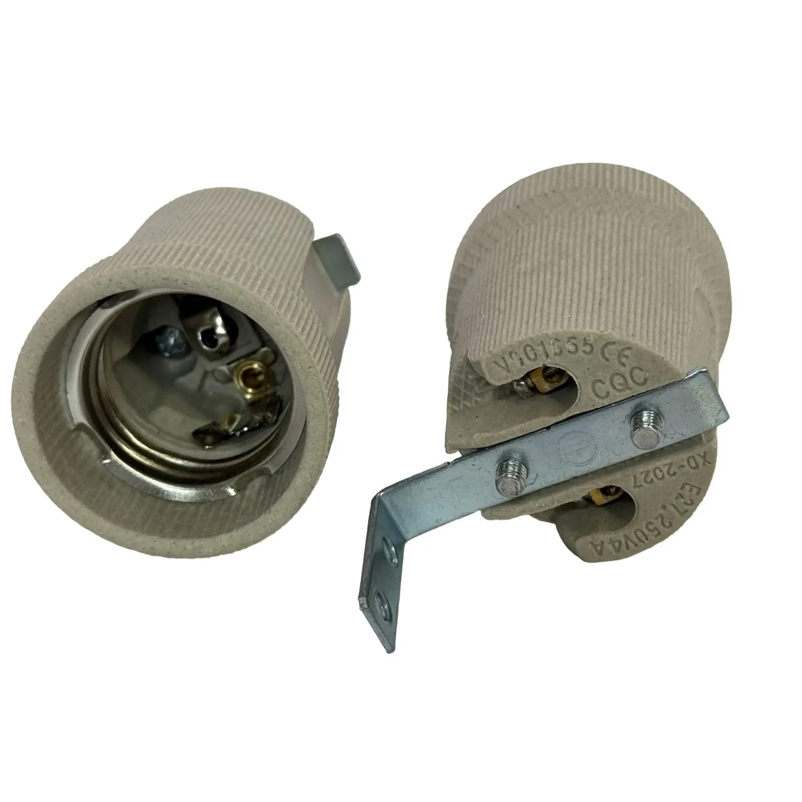 Rebaydo 2pcs F519 E26/E27 Lamp Holder with Mounting Bracket