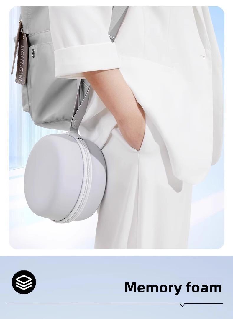 Memory Foam U-Shaped Neck Support Pillow for Travel Airplane Use Car Work Outdoor Naps Office Work with Organiser