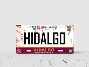 RUGGED STATES OF MEXICO PLATE