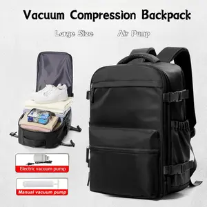 MUSBUY Vacuum Compression Backpack for Men & Women Large Capacity Multifunctional Laptop Bag with Air Pump Ideal for Work Travel & Streetwear Stylish got you iris backpack