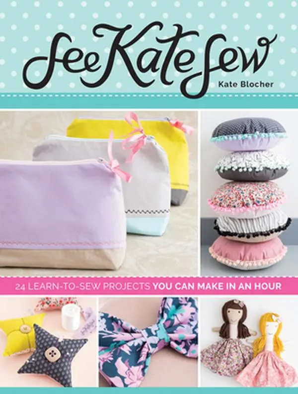 USED Book - See Kate Sew: 24 Learn-To-Sew Projects You Can Make in an Hour by Blocher, Kate (Paperback) - english, Home Decor, Sewing Tutorials
