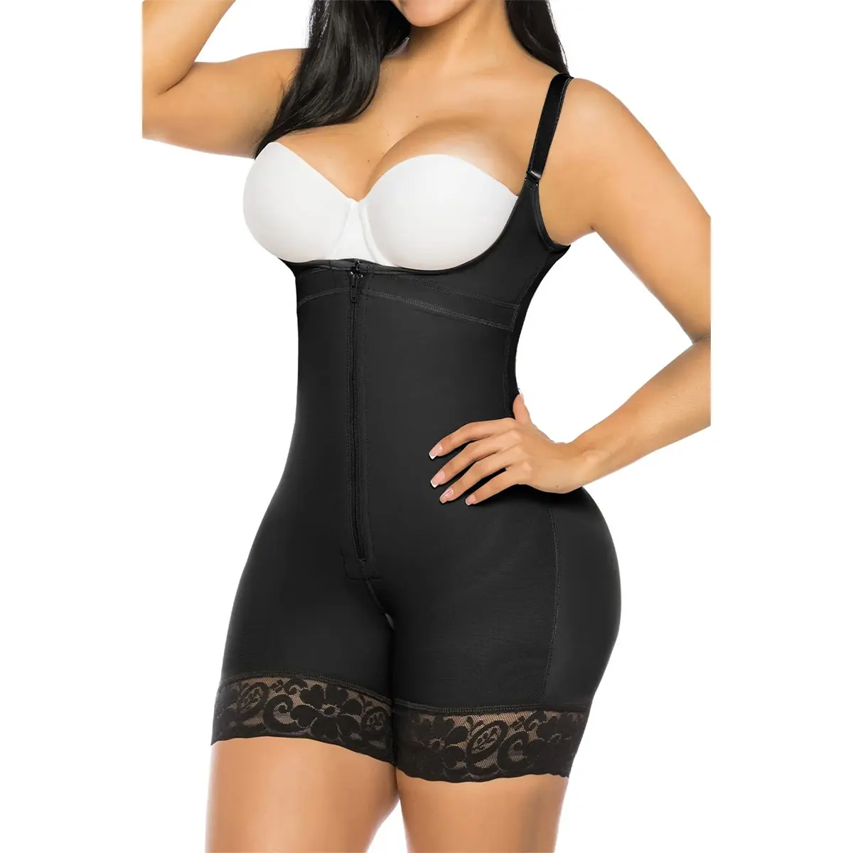 YIANNA Fajas Colombianas Shapewear for Women Tummy Control Shapewear Butt Lifter Bodysuit