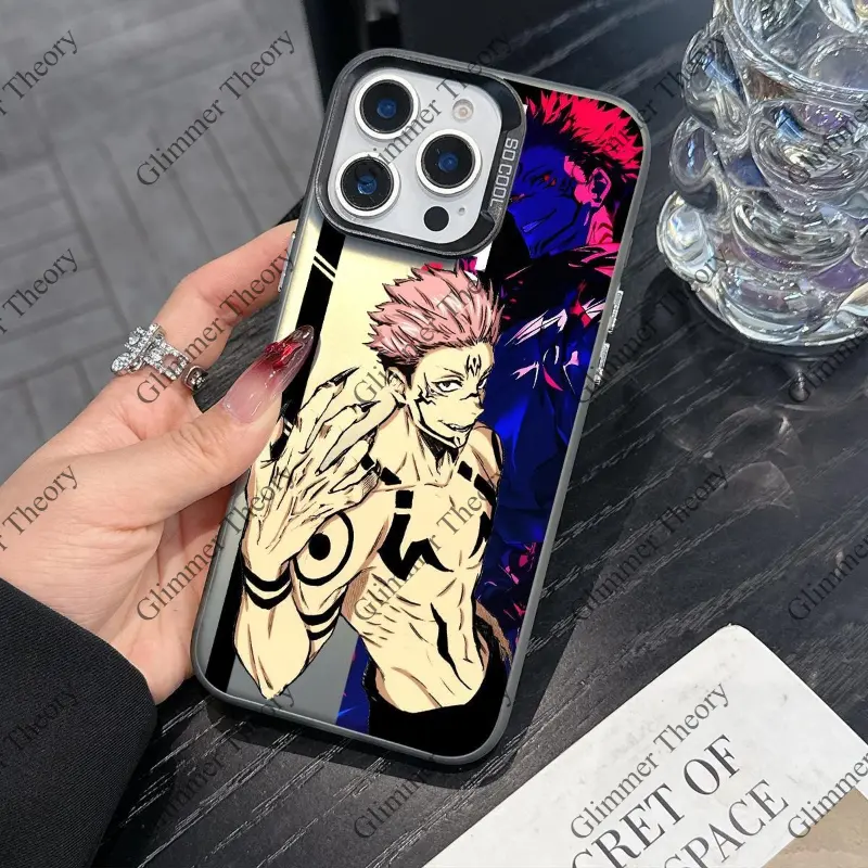 JJK Artistic Painting Hot Anime Jujutsu Kaisen Phone Cases For iPhone 17 Promax Pro Air 16 Plus 15 14 13 12 11 Black IMD Mattle Shockproof Protective Cover Gift For Birthday Christmas Halloween Fans - TikTok Shop JJK Artistic Painting Hot Anime Jujutsu Kaisen Phone Cases For iPhone 17 Promax Pro Air 16 Plus 15 14 13 12 11 Black IMD Mattle Shockproof Protective Cover Gift For Birthday Christmas Halloween Fans - TikTok Shop
