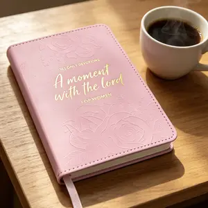 A Moment with the Lord for Women, 365 Days Devotional Journal, Portable Daily Reflections NoteBook, Perfect Gift for Holidays Birthdays Christmas New Year, Self Improvement Journal,One Minute with God,Perfect Gift for Women