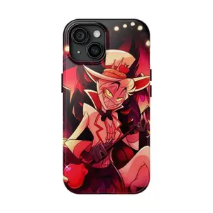Helluva Boss Shockproof Non Slip Protection Silicone Cover Two-In-One Drop-resistant Mobile Phone Case For iPhone17 16 15 14 13Pro Max Pro Plus and Samsung S25 24 23