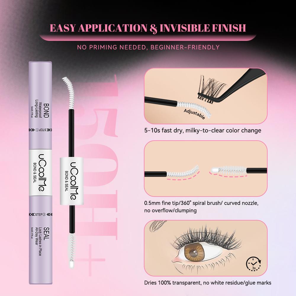 Summer-Proof Waterproof Eyelash Glue  | 24H Hold | No Smudge | #1 for Waterparks & Sweat Spring Glow-Up