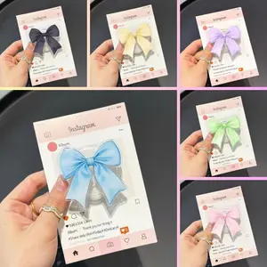 Ribbon Aesthetics Girly Magsafe Phone Grip - Magnetic Pop Socket & Kickstand - Gift For Her