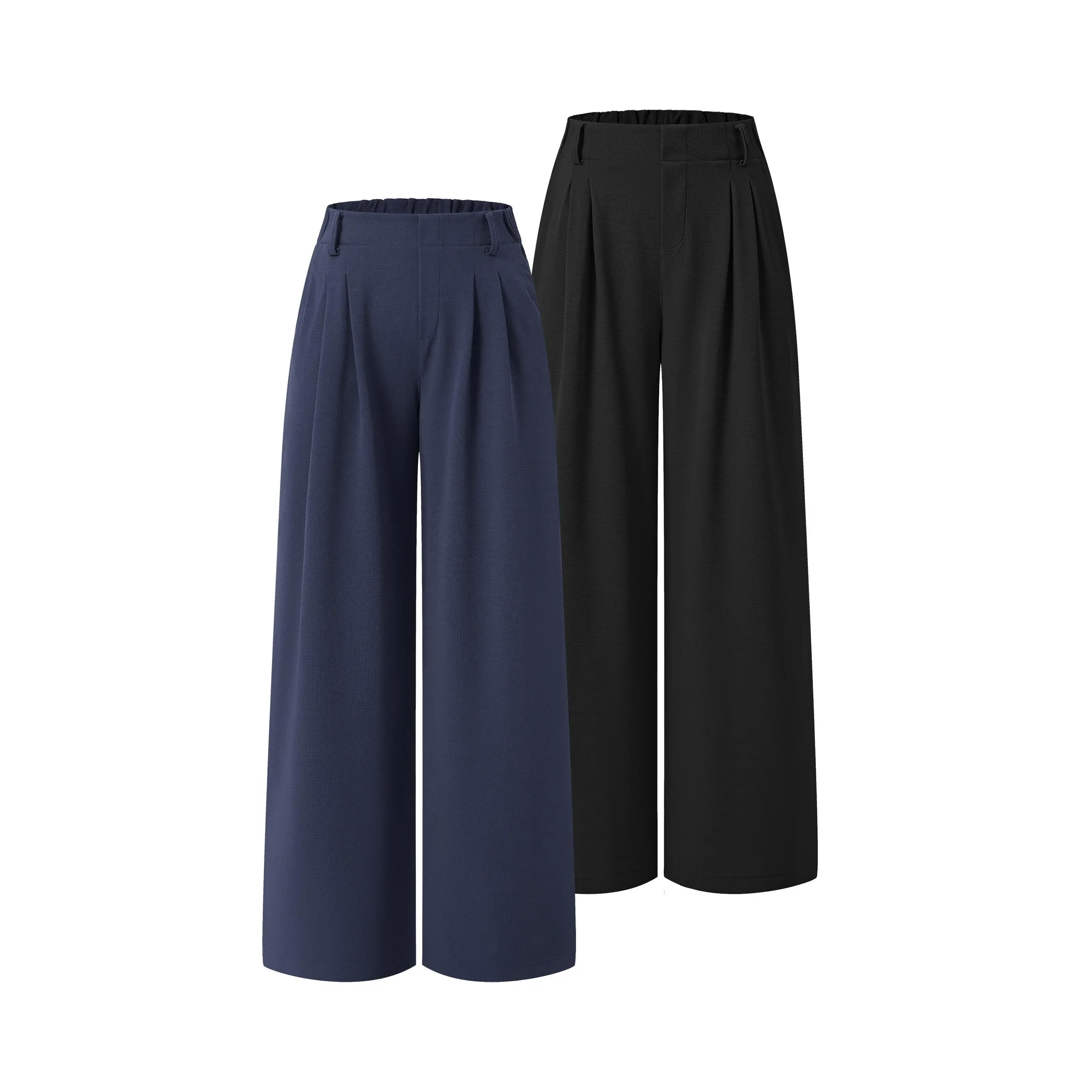 Halara Halara 2-Piece Flex High Waisted Side Pocket Wide Leg Waffle Work Pants Set #BackToSchool Halara Halara 2-Piece Flex High Waisted Side Pocket Wide Leg Waffle Work Pants Set #BackToSchool