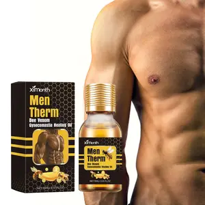Ximonth Male Breast Care Solution Firming & Lifting & Moisturizing & Non-Greasy, Non-Irritating, Suitable for All Types, Daily Use 30Ml/1Oz