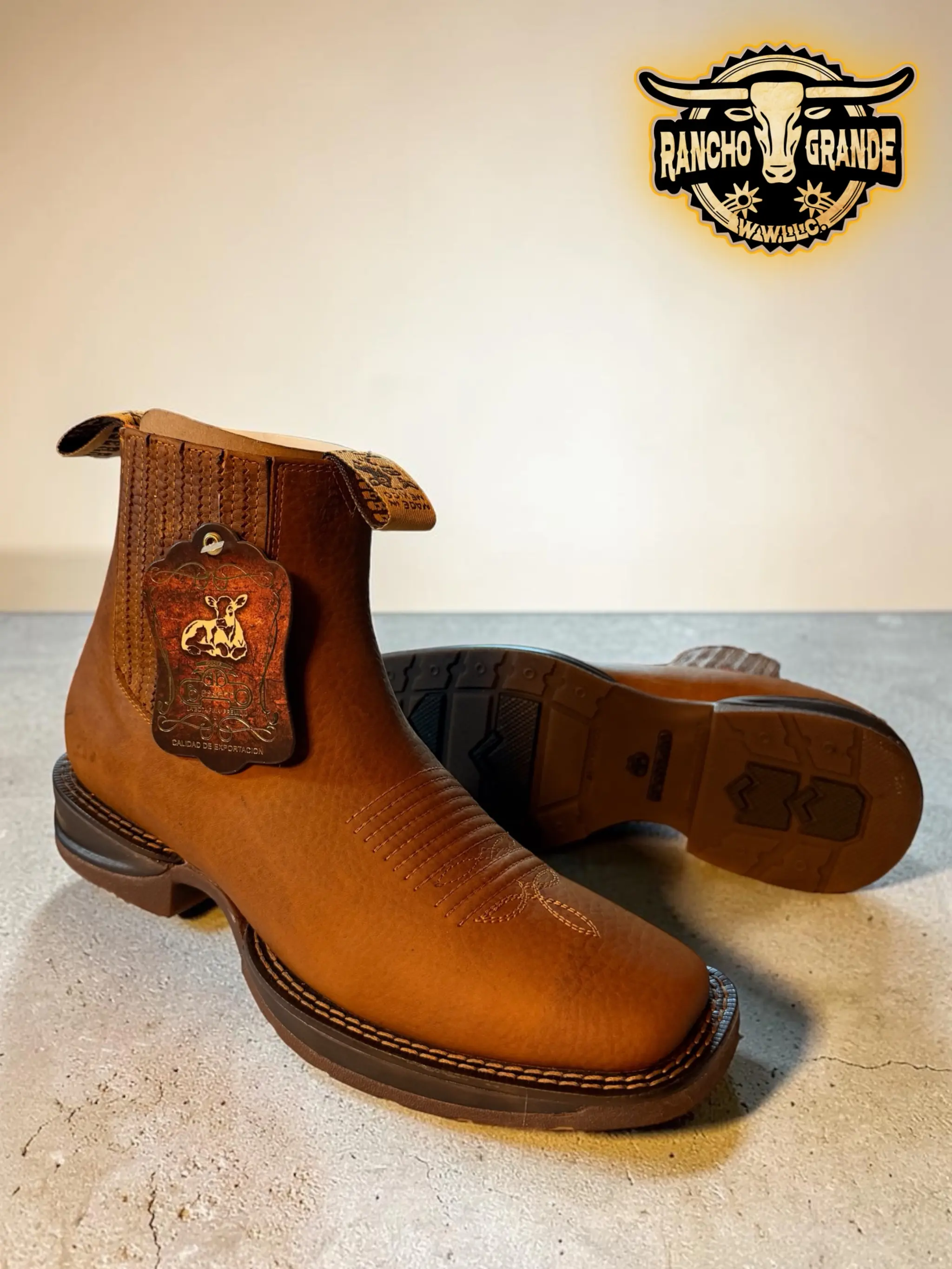 Oil & Slip  Resistant Mens Ankle  Boots / Botines con Elegancia y Durabilidad Premium Leather