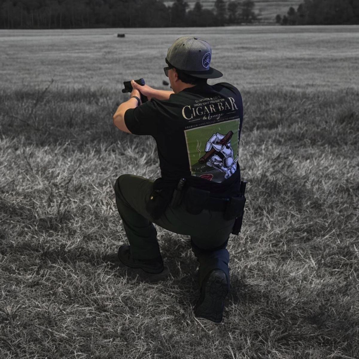 Gumshoe&Co. Brand Apparel (Unisex)/LEO Owned and Operated (Cigar Bar Shirt)