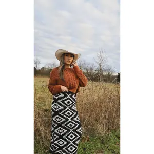 THE DESERT MESA AZTEC TUBE SKIRT *Final Sale*