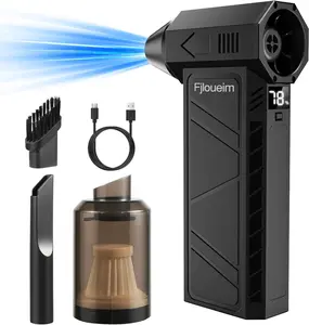 Compressed Air Duster:130000RPM Air Duster with LED Display,Air Duster,4 Gear Air Blower for PC, Keyboard, Car, Home, Outdoors.Replaces Compressed Air Cans