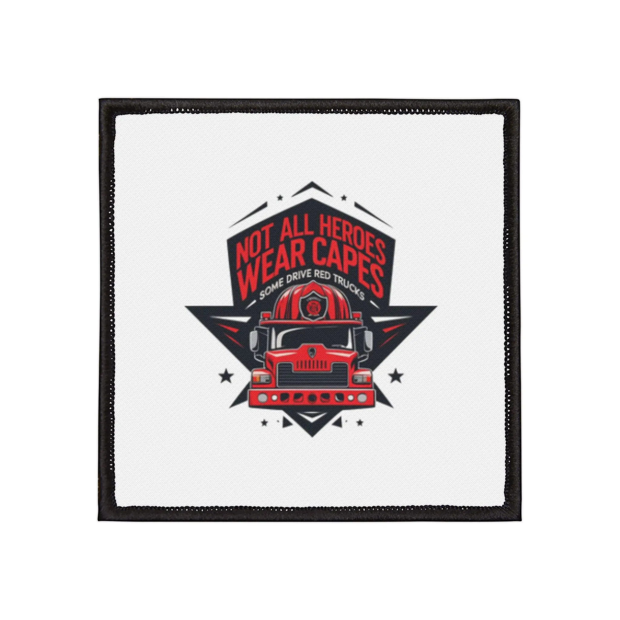 Firefighter Iron On Patches, Unique Denim Decor, Gifts for Truckers, Personalized Jacket Accessories, Road Trip Essentials, Creative