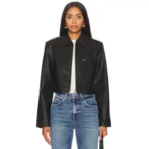 Steve Madden Verone Jacket in Dark Brown