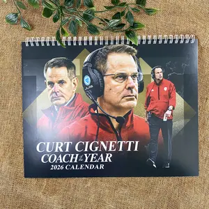 New 2026 Indiana Football Coach Calendar, Football Gift, 2026 Calendar
