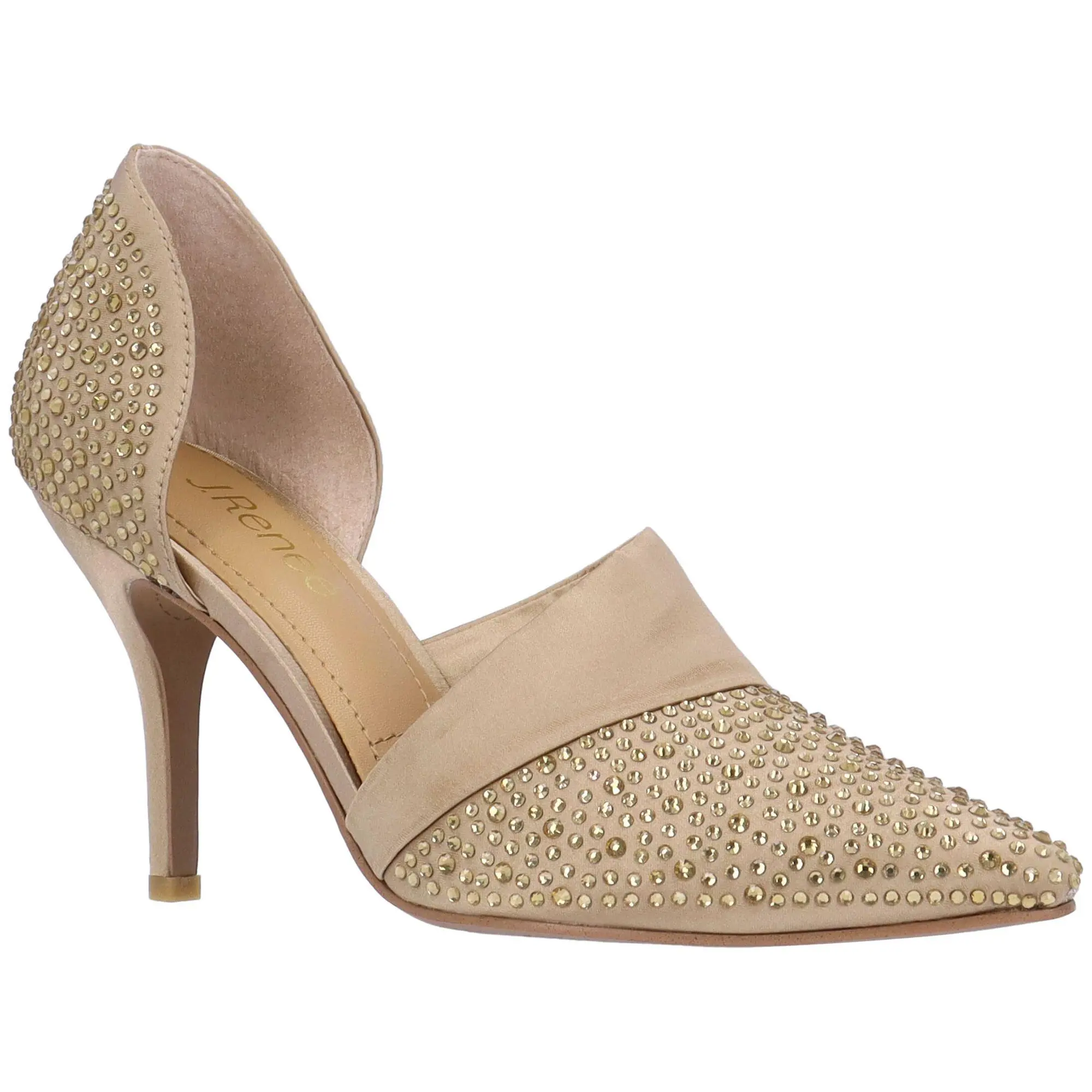 J. Renee' Rhinestone Pump - Kaleena Satin