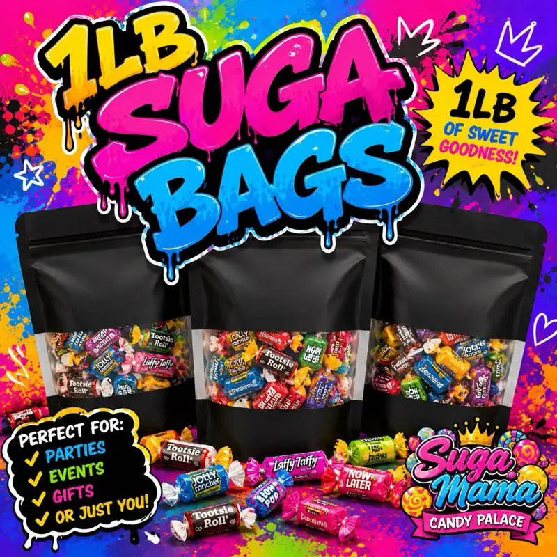 Suga Mama 1lb Assorted Candy Bag