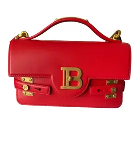 Pre-owned Balmain Leather Shoulder Bags Buzz 24 Bag NEW