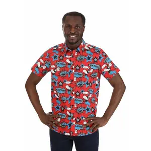 Adult Popeye AOP Button Up Shirt