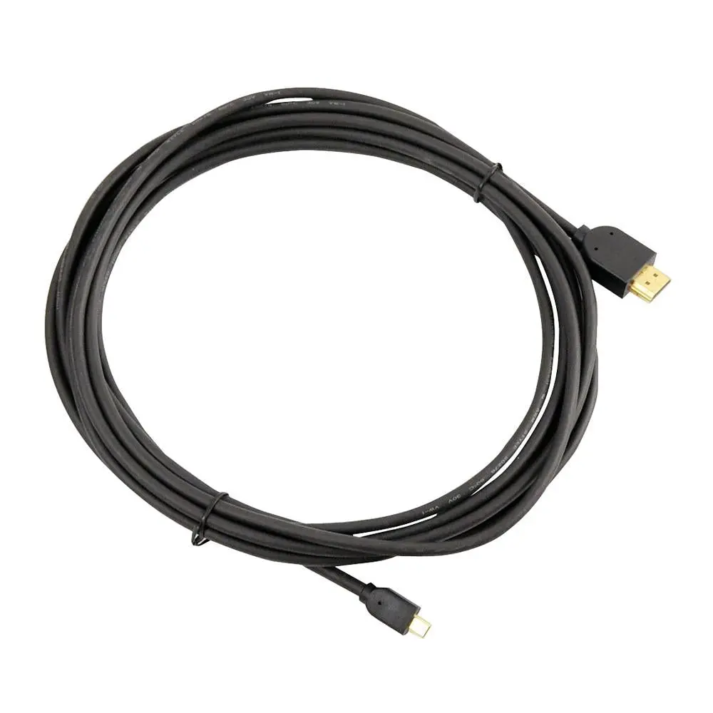 12ft HDMI Cable | High Speed HDMI Cable with 24k Gold-Plated Connectors & Quad-Shielded - 1080P HD Audio & Video for Camera, Smartphone, Tablet, HDTV, Monitor & Projector