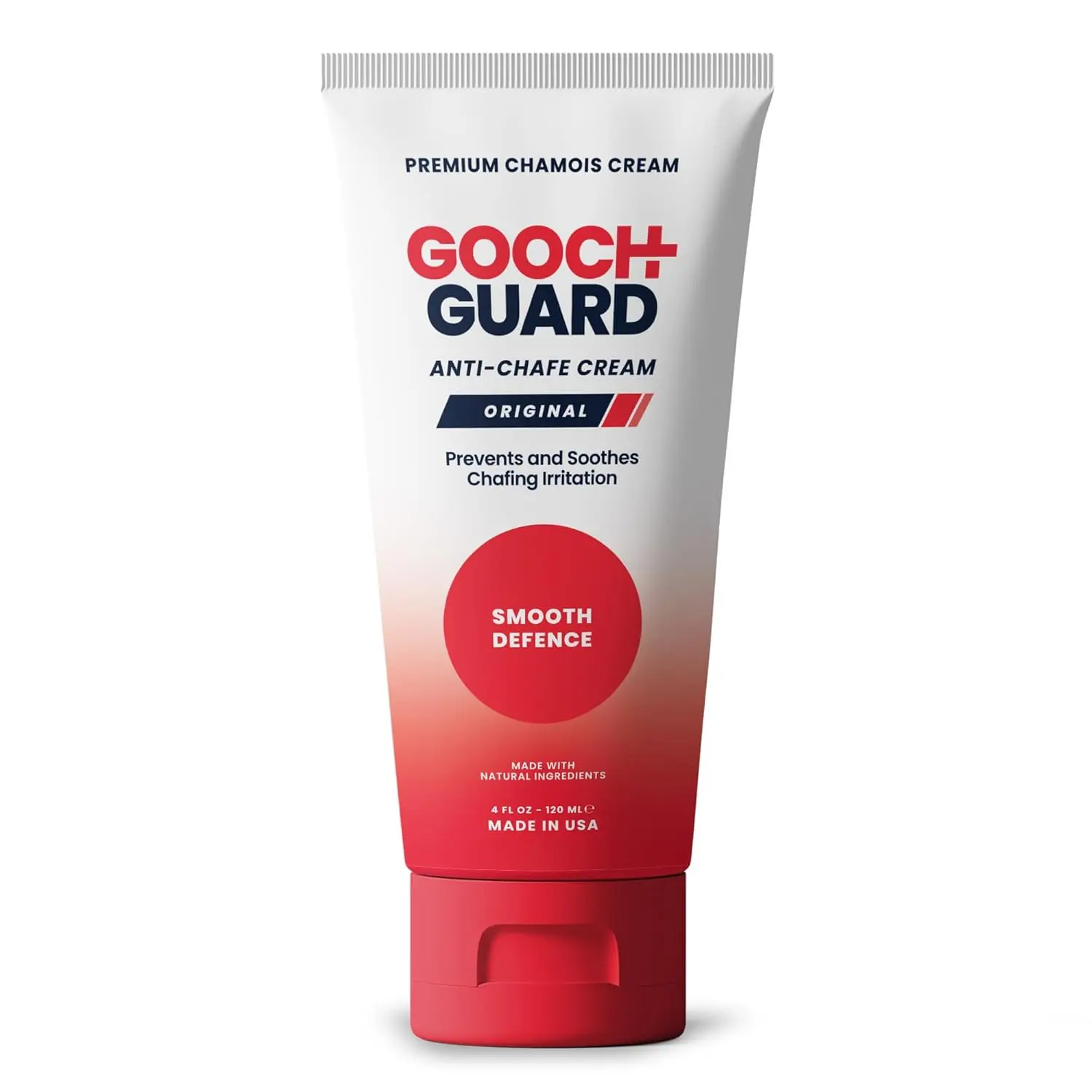 Anti-Chafing Chamois Cream Tube - Non-Greasy, Fast-Absorbing Body Care for Athletes - Ideal for Cycling, Running (4oz 1pack), 4 Ounce 1Pack