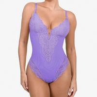Thong Bodysuit- Purple