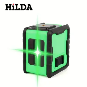 2-line laser level, high brightness cross laser line, automatic leveling and manual mode, easy to carry, suitable for home DIY, construction sites and image hanging, precision tools, Laser Leveler Tool