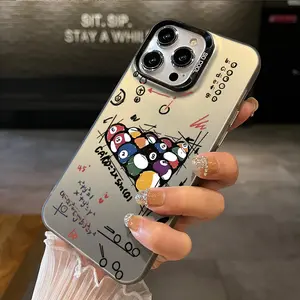 Billiard Case for iPhone 16 15 14 Pro Max 13 12 11 XR XS Plus Shockproof Drop Protection Durable PC Smartphone Cover
