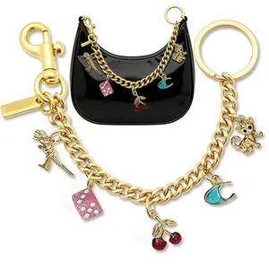 Chain Charm for Handbag, Purse Wallet &Pants Chain Jean Chains, Vintage Bag Strap Carry Strap Chains Extender