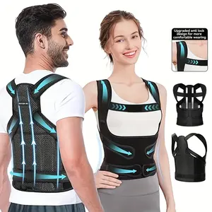 Unisex Back Support Belt - Adjustable Lumbar Support, Anti-Chafing Strap, Comfortable Breathable for Home & Daily Use