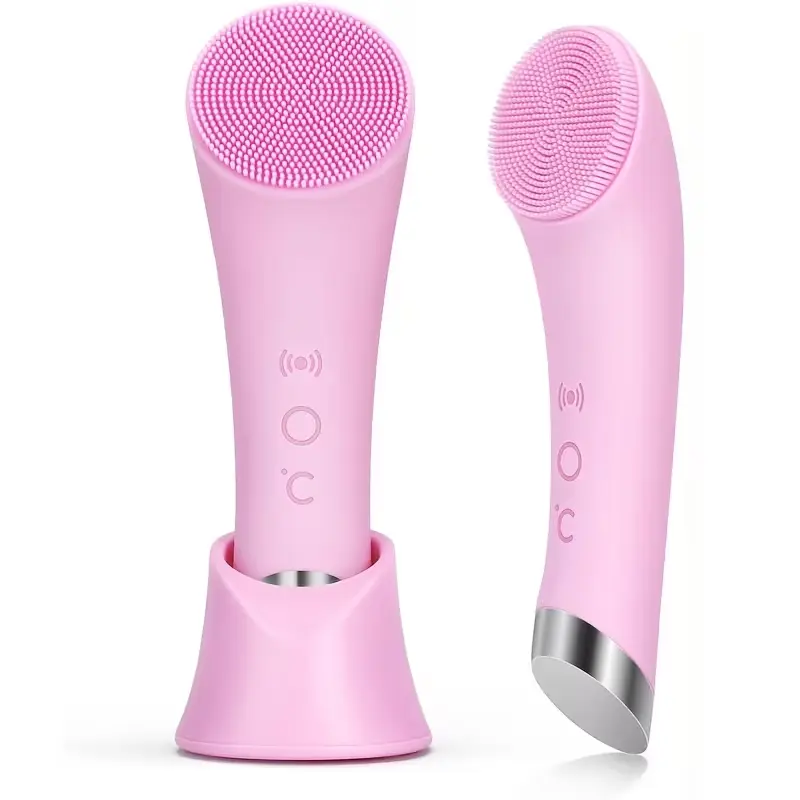 Facial and nasal blackhead cleaner, facial silicone cleansing brush, facial massager, facial vibration massage, USB charging facial brush cleaning tool