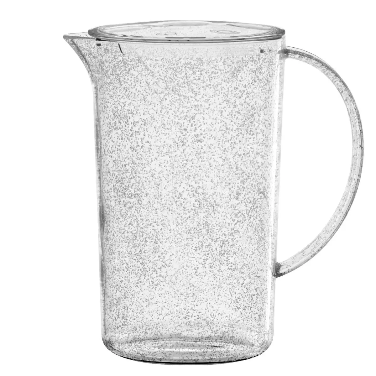 212 MAIN 76oz Fizz Shatterproof Plastic Pitcher with Lid - Premium, Storage, Serving Kitchen Drinkware Jug