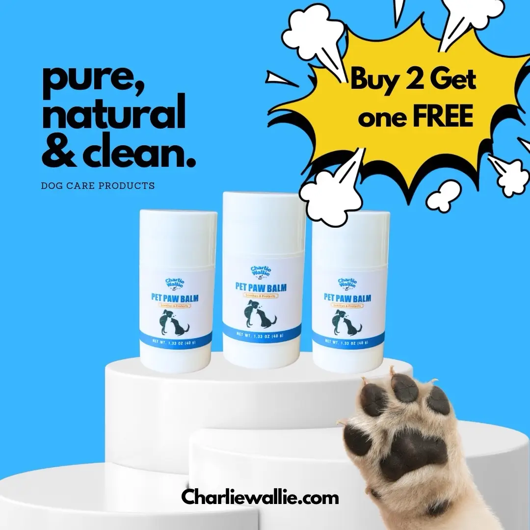 Charlie Wallie Natural Paw Balm - For Goofy, Silly Dogs | Moisturizes & Protects