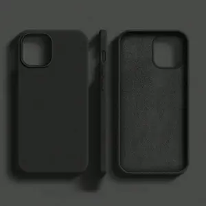 Minimalist Solid Color Phone Case Cover for iPhone 15 Pro Max 15 Pro 15, 1 Count Liquid Silicone Shockproof Case for iPhone 14 Pro Max 14 13 12 11 & iPhone 16 Series