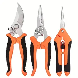 Garden Pruning Tool Set, Stainless Steel Heavy Duty Garden Pruning Shears with Non-slip Handle, Professional Garden Pruning Tool for Efficient Gardening, Garden Anvil Trimmer, Pruners For Gardening